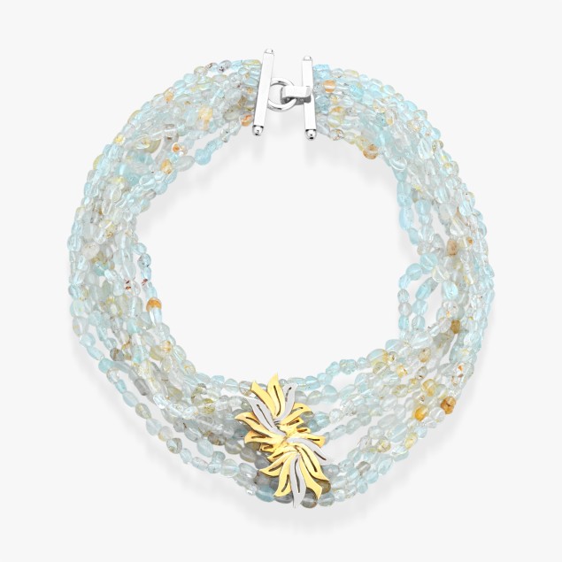 Collana Multi fili Citrino 